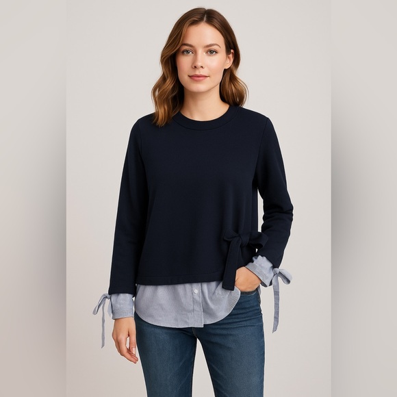 YINER Elegant Navy blue Top - Picture 9 of 9